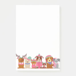 niedliche Hunde Post-it Klebezettel