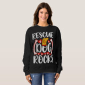 Niedliche Hunde retten Sweatshirt (Vorne ganz)