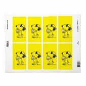 Niedliche Hunde-Rücksendeadressen-Aufkleber - Fun (Vorne)