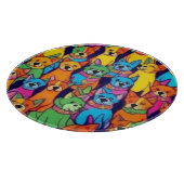 Niedliche Hunde Schneidebrett (Ecke)