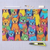Niedliche Hunde Seidenpapier (Handwerk)