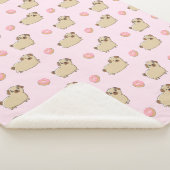 Niedliche Hunde Sherpa Blanket Sherpadecke (3/4)