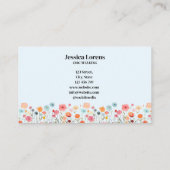 Niedliche Hunde Sitter, Haustier Groomer, Tierarzt Visitenkarte (Rückseite)