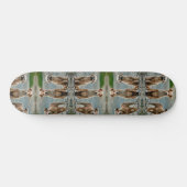Niedliche Hunde Skateboard (Horizontal)