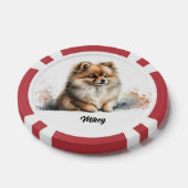 Niedliche Hunde - Spitz Pokerchips (Einzeln)