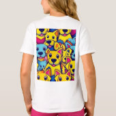 Niedliche Hunde T-Shirt (Rückseite)