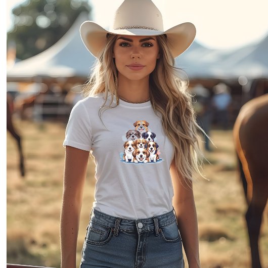 Niedliche Hunde T-Shirt