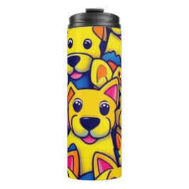 Niedliche Hunde Thermosbecher