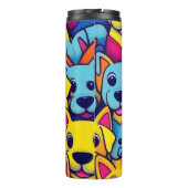 Niedliche Hunde Thermosbecher (Rückseite)