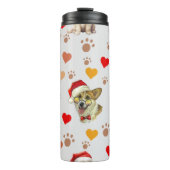 Niedliche Hunde Thermosbecher (Vorderseite)