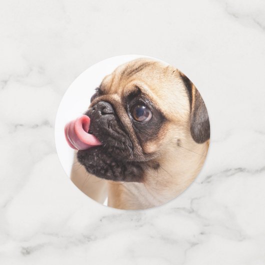 Niedliche Hunde Tischkonfetti Konfetti (Klein Vorderseite)