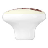 Niedliche Hunde umarmt Keramikknauf (Seitenansicht)