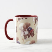 Niedliche Hunde umarmt Tasse (Links)