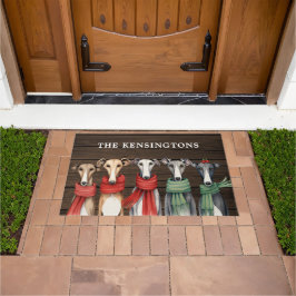 Niedliche Hunde und Hunde Hunde im Stich Fußmatte