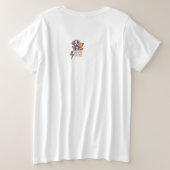 Niedliche Hunde und Katzen Besties T-Shirt (Design Rückseite)