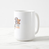 Niedliche Hunde und Katzen Besties T-Shirt Kaffeetasse (VorderseiteRechts)