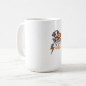 Niedliche Hunde und Katzen Besties T-Shirt Kaffeetasse (Vorderseite Links)