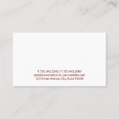 Niedliche Hunde und Katzen | Tierheim | Trainer Visitenkarte (Rückseite)