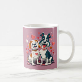Niedliche Hunde Valentine Kaffeetasse