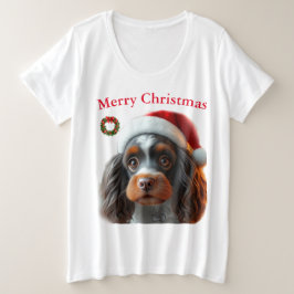 Niedliche Hunde Weihnachten T - Shirt