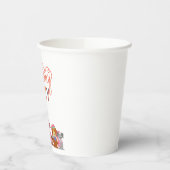 Niedliche Hunde Weihnachts-Party-Tassen Pappbecher (Links)