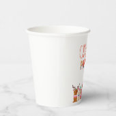 Niedliche Hunde Weihnachts-Party-Tassen Pappbecher (Rechts)