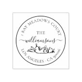 Niedliche Hundefamilie Elegante benutzerdefinierte Gummistempel (Prägung)