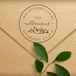 Niedliche Hundefamilie Elegante benutzerdefinierte Gummistempel