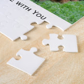 Niedliche Hundefoto-Collage - Foto mit weißem Rahm Puzzle (Seite)