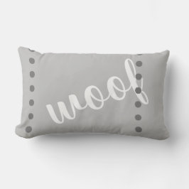 niedliche Hundefreunde zitieren Kissen grau und we