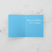 Niedliche Hundegeburtstagskarte Karte (Innenseite)