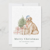 Niedliche Hundegrüte Weihnachten (Vorderseite)