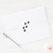 niedliche Hundehündchen Runder Aufkleber (Umschlag)