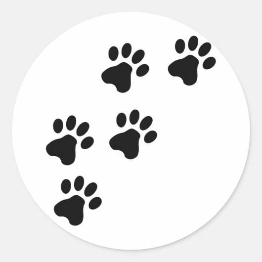 niedliche Hundehündchen Runder Aufkleber (Vorderseite)