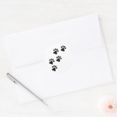 niedliche Hundehündchen Runder Aufkleber (Umschlag)