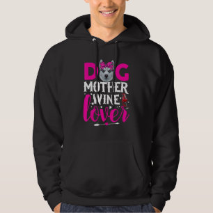 Niedliche Hundelmutter Sibirischer Husky-Hund Mutt Hoodie