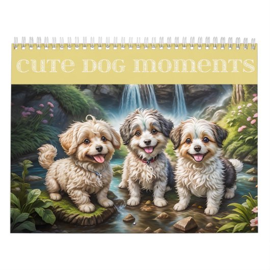 Niedliche Hundemomente Kalender (Titelbild)