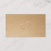 Niedliche Hundepads für Hundefreunde Visitenkarte (Rückseite)
