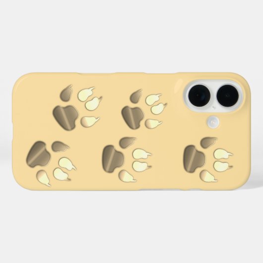 Niedliche Hundepaws Case-Mate iPhone Hülle (Rückseite (Horizontal))