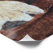 niedliche Hundeportraitkunst Poster (Ecke)