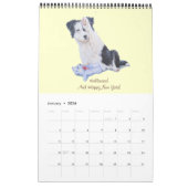 niedliche Hundeporträtmalereien 2019 Kalender (Jan 2026)
