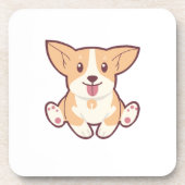 Niedliche Hundesammlung Getränkeuntersetzer (Vorderseite)