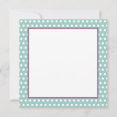 Niedliche Hundescharte Dankeskarte (Rückseite)