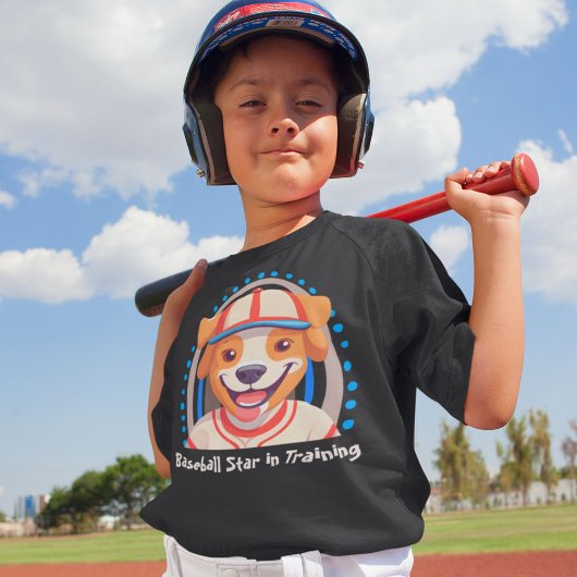 Niedliche Hundeschenke für Baseball-Spieler Liebes T-Shirt