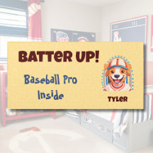 Niedliche Hundeschenke für Baseball-Spieler Liebes