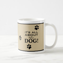 Niedliche Hundeschlittenpaw Drucktypografie Funny  Kaffeetasse