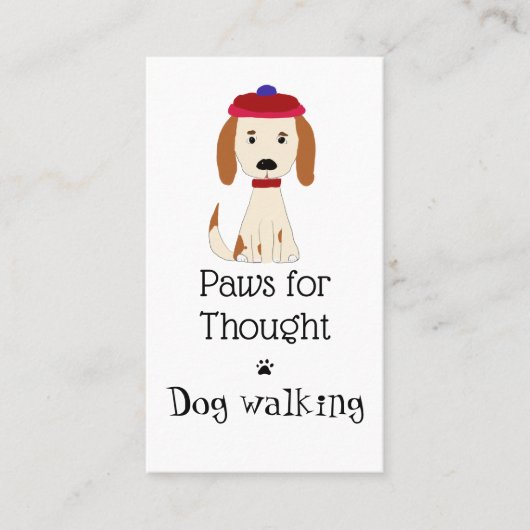 Niedliche Hundeschlittenwanderung / Hundeschutzkar Visitenkarte (Vorderseite)