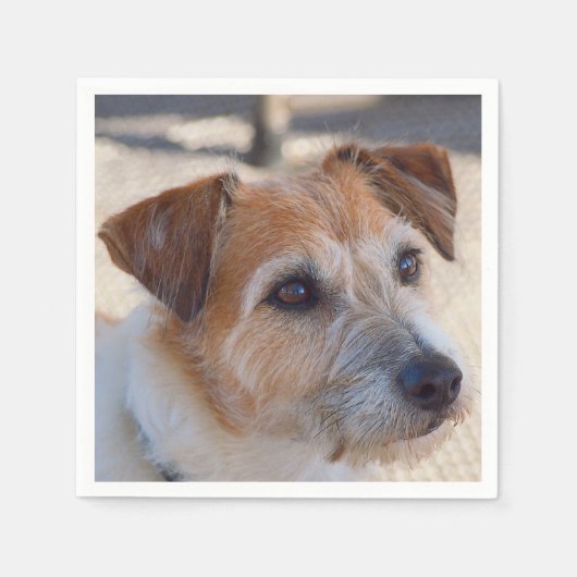 Niedliche Hundeservietten Serviette (Vorderseite)