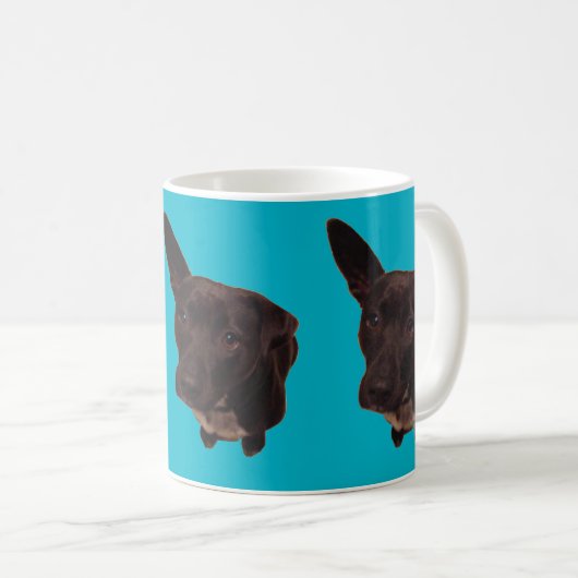 Niedliche HundeTasse Kaffeetasse (VorderseiteRechts)
