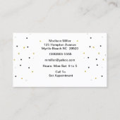 Niedliche Hundewalker/Sitzplatzkarte Visitenkarte (Rückseite)